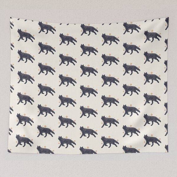 Item preview, Cute Black wolf drawing  designed and sold by Artofmayara.