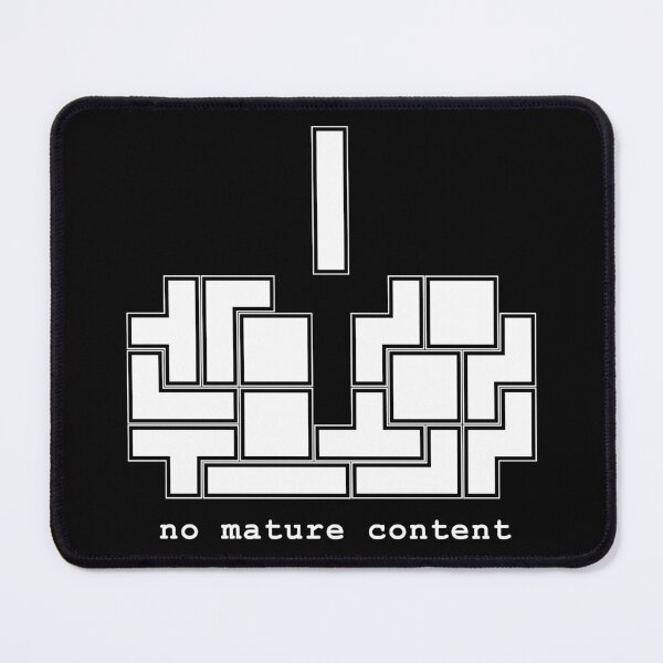 Item preview, Tetris | No Mature Content designed and sold by W-A-W-A.