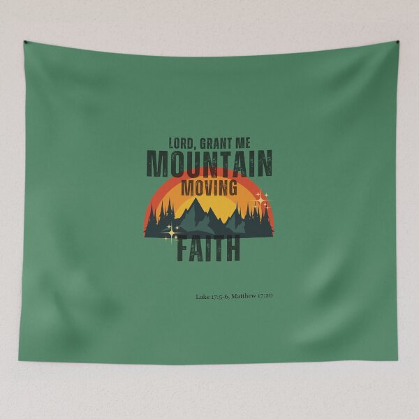 Item preview, Mountain Moving Faith (Recommended for lighter clothing) designed and sold by MoreThanLLC.
