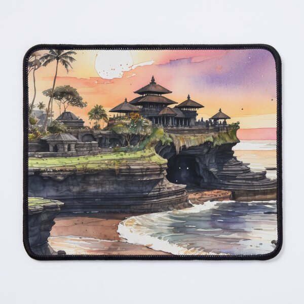Item preview, Tanah Lot Temple Indonesia designed and sold by ArtsyTeegee.