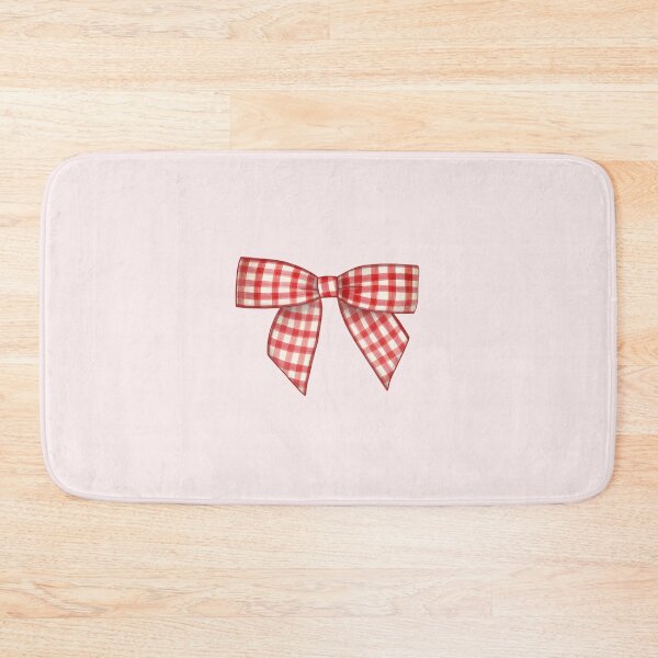 Item preview, aesthetic gingham red bow designed and sold by mango morning.