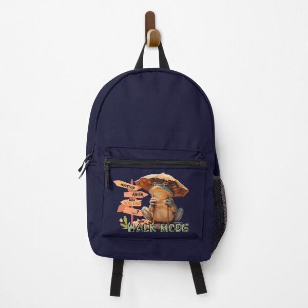 Item preview, Asian hiking toad sitting on crossroad designed and sold by Micapox.