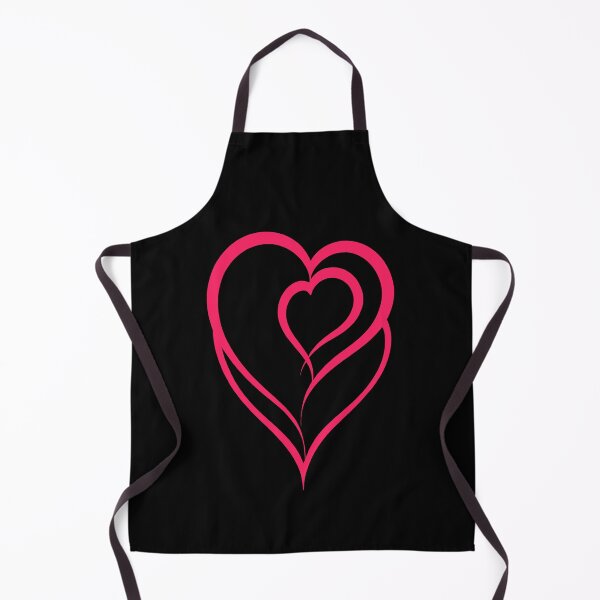 Item preview, Romantic Pink and Red Calligraphy Heart Logo designed and sold by ByteyCreatives.