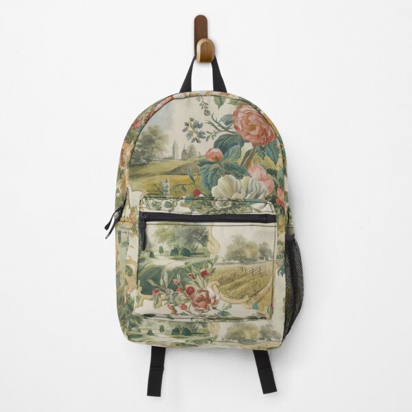 Item preview, Shabby Chic French Toile de Jouy Floral designed and sold by Tamas Das.