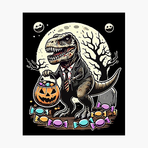 Item preview, Funny Trex Zombie Love Candy designed and sold by LuminOrb.