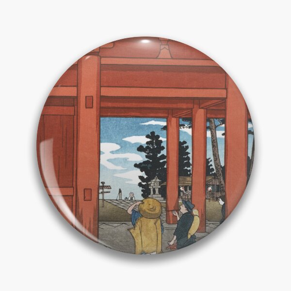 Item preview, Honmonji Temple at Ikegami by Takahashi Shotei designed and sold by Takeda-art.
