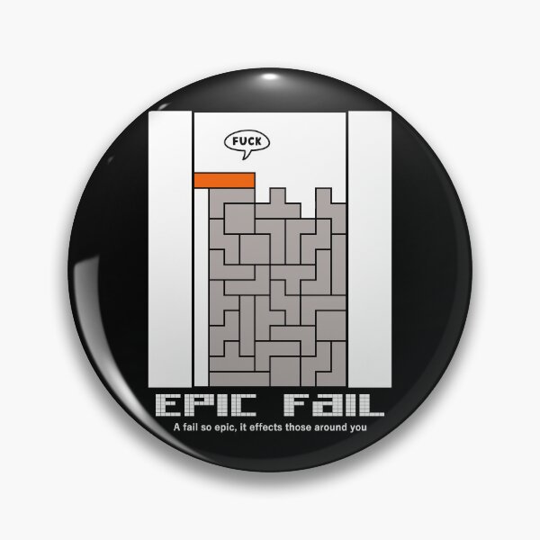 Item preview, Epic Fail | A Fail So Epic, It Effects Those Around You | Tetris designed and sold by W-A-W-A.