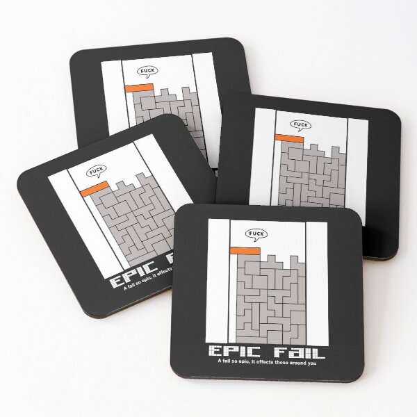 Item preview, Epic Fail | A Fail So Epic, It Effects Those Around You | Tetris designed and sold by W-A-W-A.