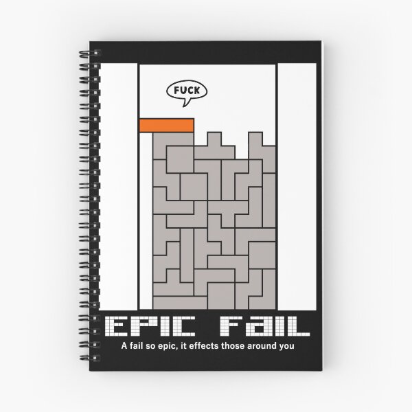 Item preview, Epic Fail | A Fail So Epic, It Effects Those Around You | Tetris designed and sold by W-A-W-A.