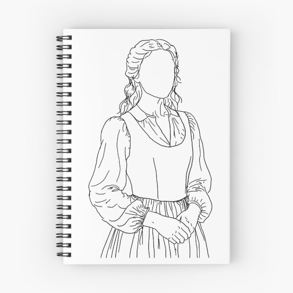 Item preview, Cottage Core corset, billowy blouse outline designed and sold by SuzyMae.