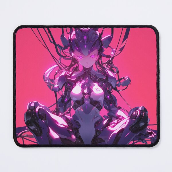 Item preview, Samurai Cyborg Assassin Thief Rogue Pink Background designed and sold by Nightarcade.
