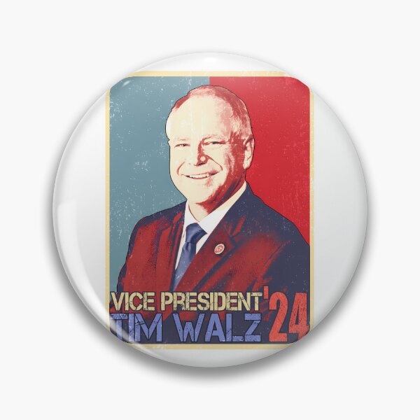 Artikelvorschau, Tim Walz 2024 entworfen und verkauft von stdarifhidayart.