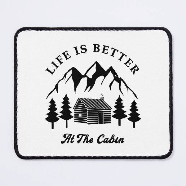 Item preview, Life is better at the cabin(black variant) designed and sold by gegogneto.
