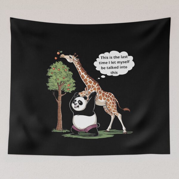 Item preview, Funny Panda and Giraffe. designed and sold by maciej999.