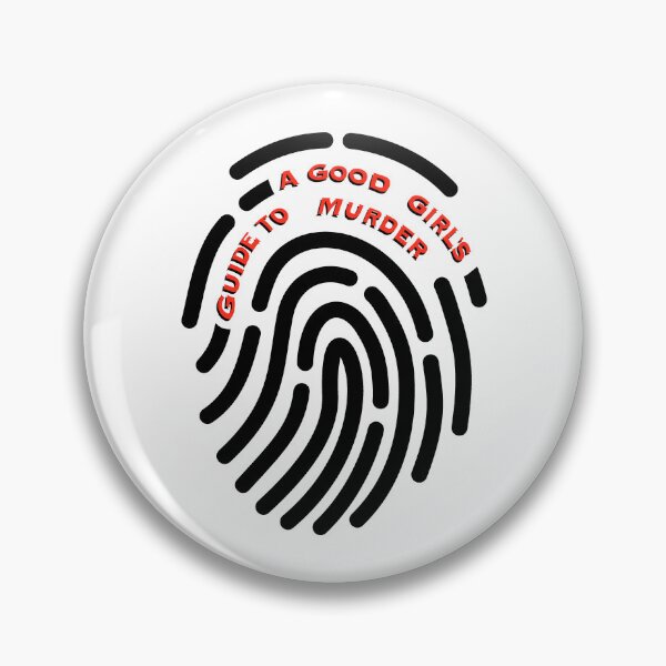Item preview, A Good Girl's Guide To Murder Fingerprint Red Text designed and sold by AveryBMS.