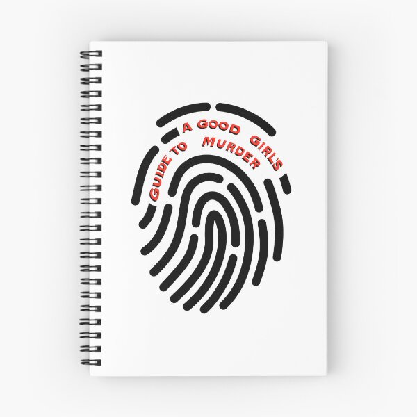 Item preview, A Good Girl's Guide To Murder Fingerprint Red Text designed and sold by AveryBMS.