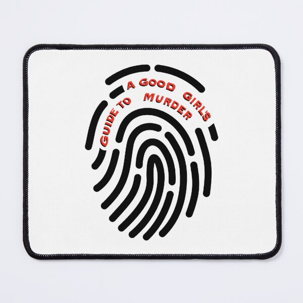 Item preview, A Good Girl's Guide To Murder Fingerprint Red Text designed and sold by AveryBMS.