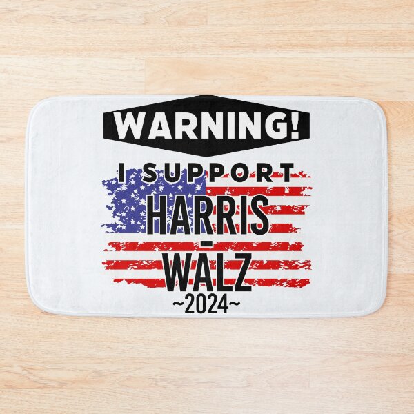 Item preview, Warning! I support Harris - Walz designed and sold by QUOT-s.