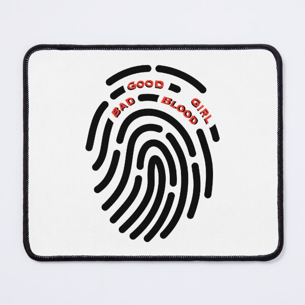 Item preview, Good Girl Bad Blood Fingerprint Red Text designed and sold by AveryBMS.