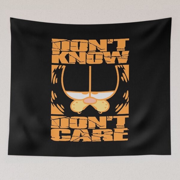 Item preview, Don't Know Don't Care Cool Orange Cat designed and sold by W-A-W-A.