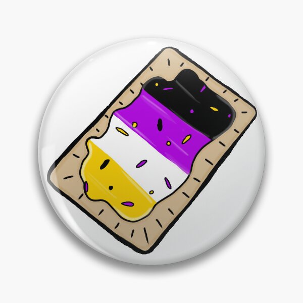 Item preview, Nonbinary Pride Poptart designed and sold by HoneyedBrie.