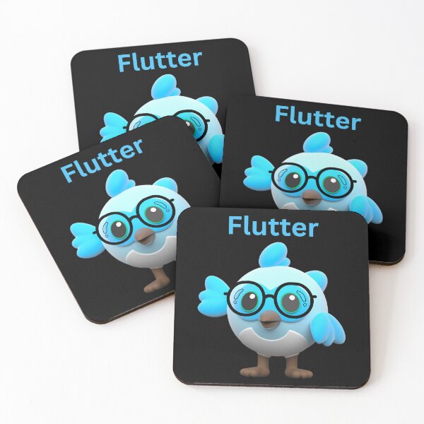 Item preview, Flutter bird logo designed and sold by Redstrawberry13.