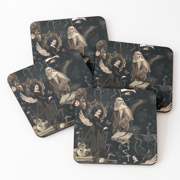 Item preview, Vintage Gothic Girly Nightmare: Spooky Halloween Mystery Nightgarden designed and sold by UtArt.