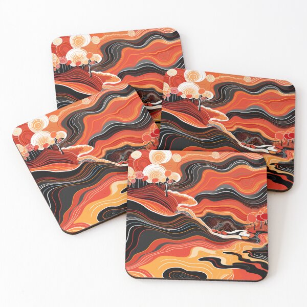 Item preview, Aboriginal Inspired Dot Art - Sandy Paths designed and sold by GrinGalore.