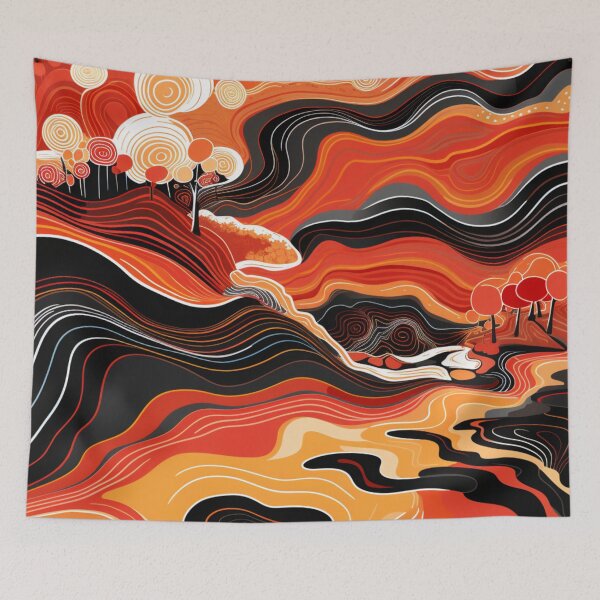 Item preview, Aboriginal Inspired Dot Art - Sandy Paths designed and sold by GrinGalore.