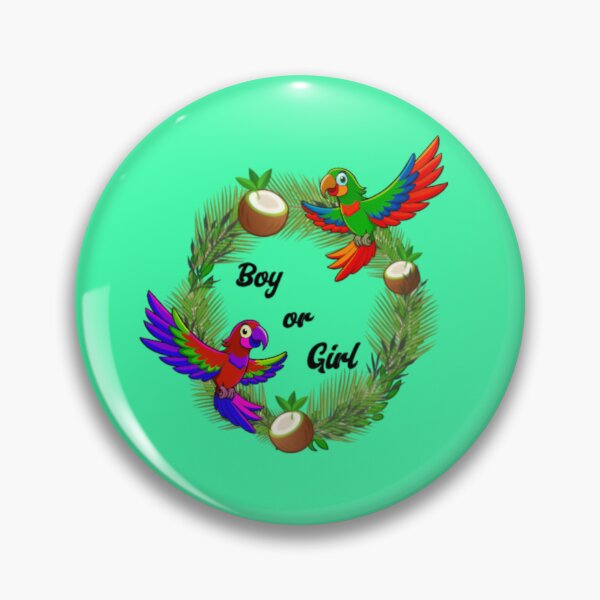 Item preview, Gender Reveal: Parrot theme designed and sold by SparklingMoment.