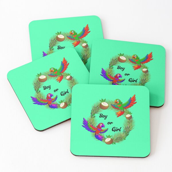 Item preview, Gender Reveal: Parrot theme designed and sold by SparklingMoment.