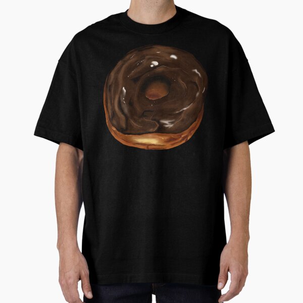 Item preview, A donut with a hole in the middle and glazing chocolate on top designed and sold by GilbertPetruce.