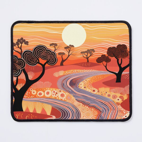 Item preview, Aboriginal Inspired Dot Art - Sunny Day designed and sold by GrinGalore.