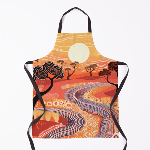 Item preview, Aboriginal Inspired Dot Art - Sunny Day designed and sold by GrinGalore.