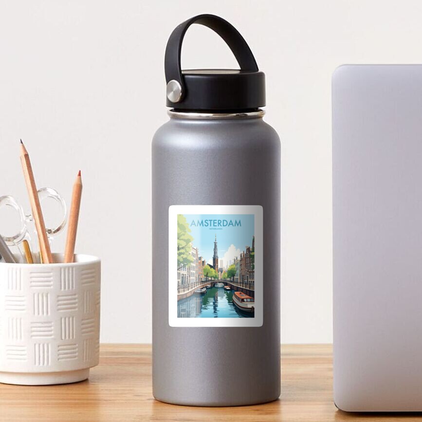 Aperçu de l'œuvre Sticker fini brillant créée et vendue par MarkedArtPrints.