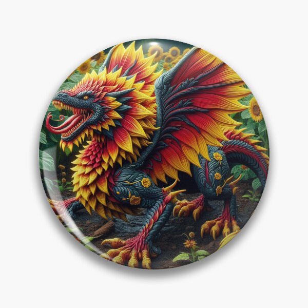 Item preview, Dragón Girasol Rojo y el Jardín Sin Fin designed and sold by Xsquilax.