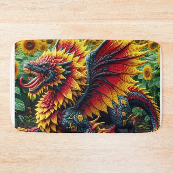 Item preview, Red Sunflower Dragon and the Endless Garden designed and sold by Xsquilax.