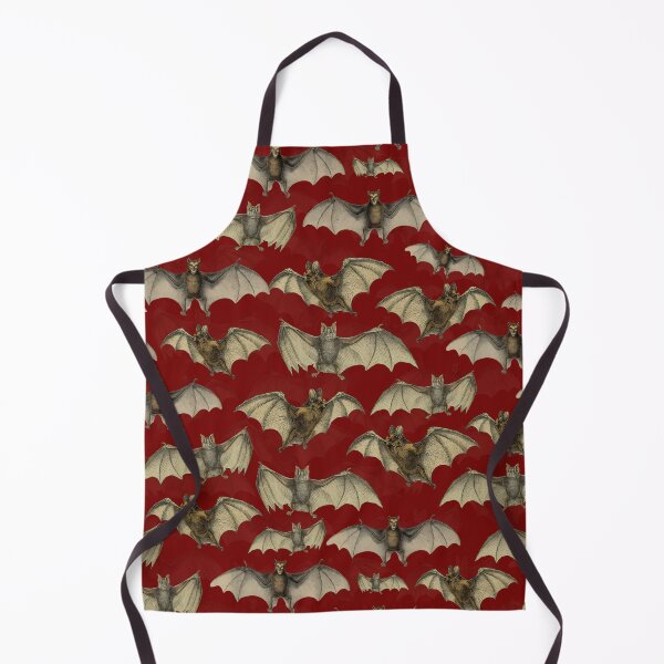 Item preview, Mysterious Bats Gothic Girl Halloween Night Dark Burgundy Red designed and sold by UtArt.