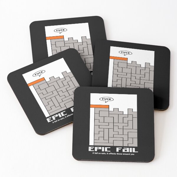 Item preview, Epic Fail | A Fail So Epic, It Effects Those Around You | Tetris designed and sold by W-A-W-A.