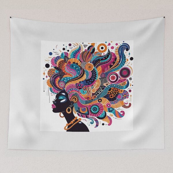 Item preview, Afro-Style Afro Futuristic Radiance designed and sold by Indoni.