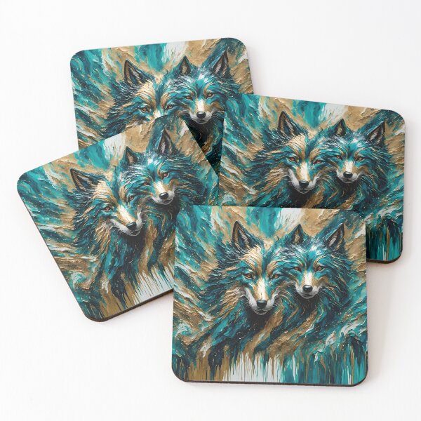 Item preview, Arte abstracto del lobo (3) designed and sold by JJArtCreations.