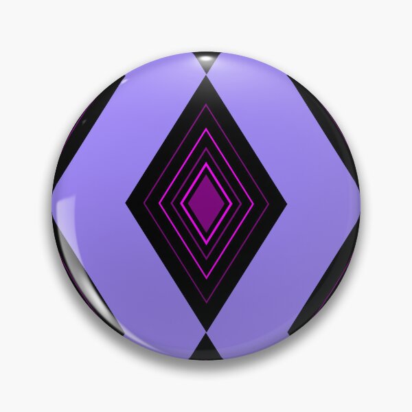 Item preview, Pink Purple Black Diamond Pattern designed and sold by HoppRock.
