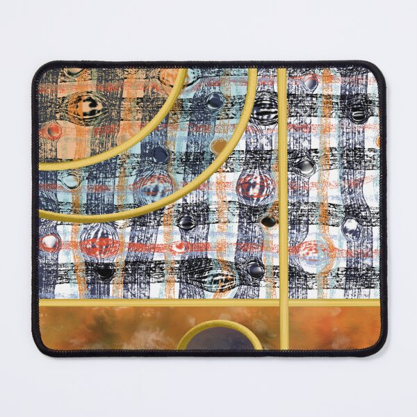 Item preview, Tortoiseshell Plaid & Gold Transparent Circles designed and sold by BroncoBaby.