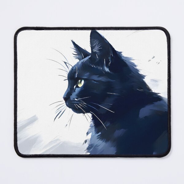 Item preview, Black Cat Oil Paint Style designed and sold by Space'n Stuff.