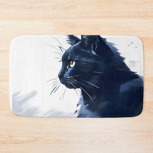 Item preview, Black Cat Oil Paint Style designed and sold by Space'n Stuff.
