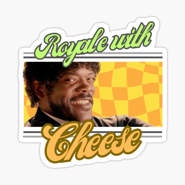 Item preview, Royale with cheese - Vince and Jules - green / yellow designed and sold by TheRubberOnion.