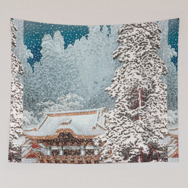 Item preview, The Yomei Gate at Nikko by Takahashi Shotei designed and sold by Takeda-art.