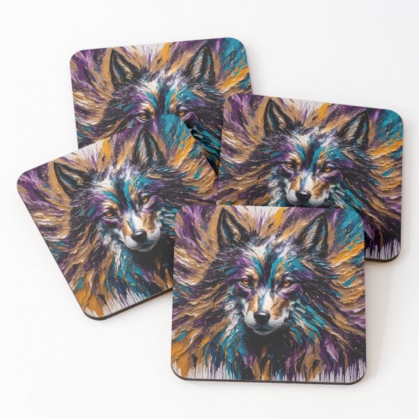 Item preview, Abstract Wolf Art (7) designed and sold by JJArtCreations.