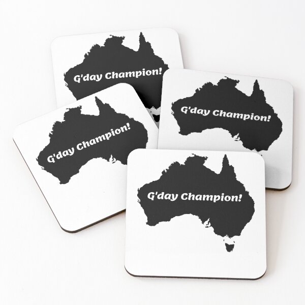 Item preview, G'day Champion! designed and sold by AngelArtss.