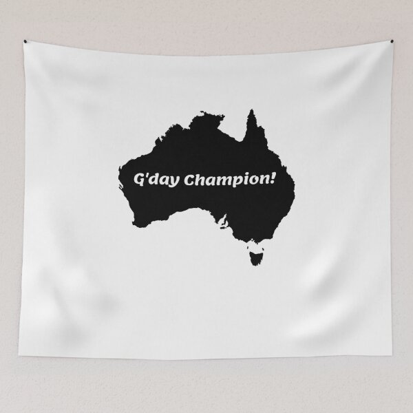 Item preview, G'day Champion! designed and sold by AngelArtss.